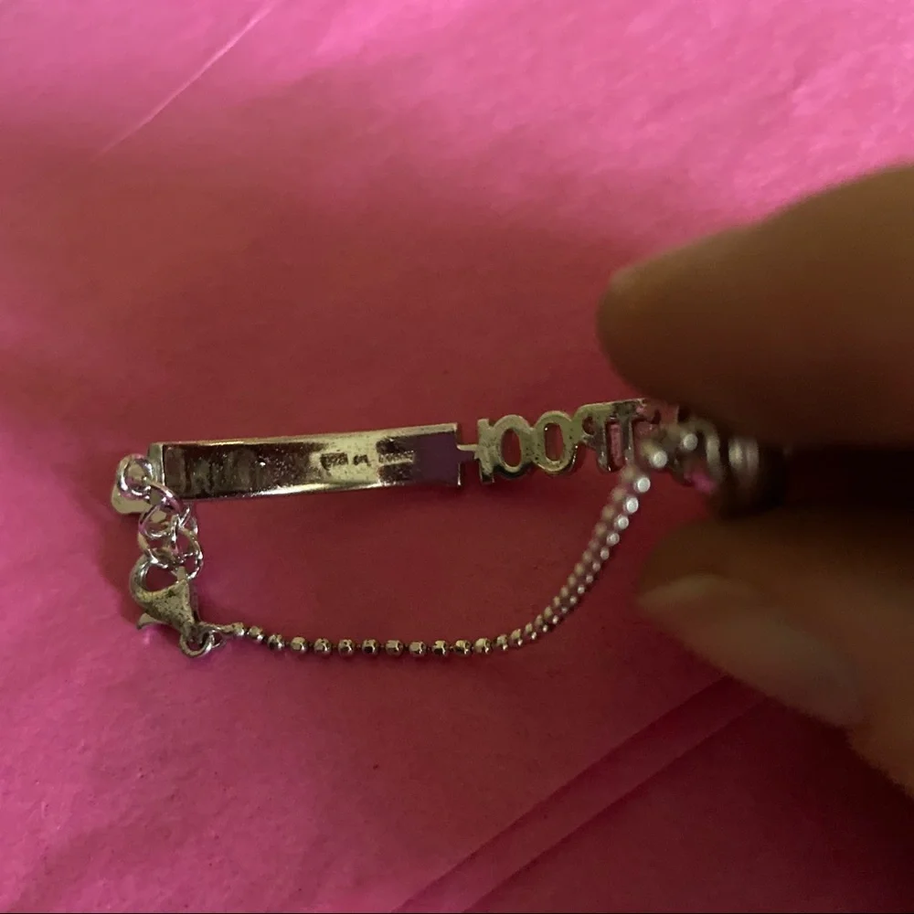 Vintage Just Pooh Winnie Disney 925 Sterling Silver 18K Gold Plated Bracelet